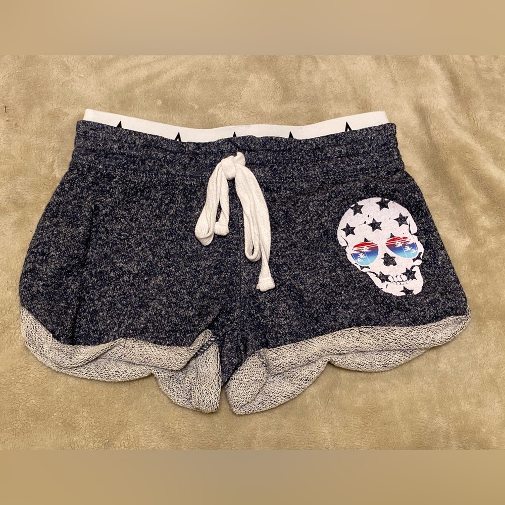 NOBO No Boundaries Skull Stars Booty Shorts Juniors Size XS